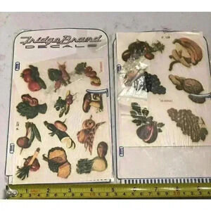 Vintage Vegetables Cooking Kitchen Decorative Transfer Decals